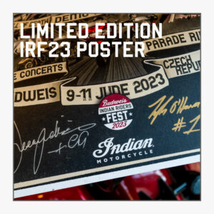 Affiche IRF23 en édition limitée signée par Tyler O'Hara et Jeremy McWilliams