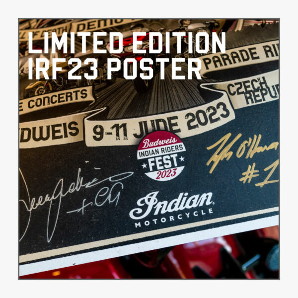 IRF23 Poster in limitierter Auflage, signiert von Tyler O'Hara und Jeremy McWilliams